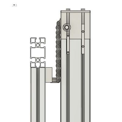 56-040-1 MODULAR SOLUTIONS DOOR PART<BR>90MM X 90MM CHAIN PULLY - ANSI 40 ROLLER CHAIN